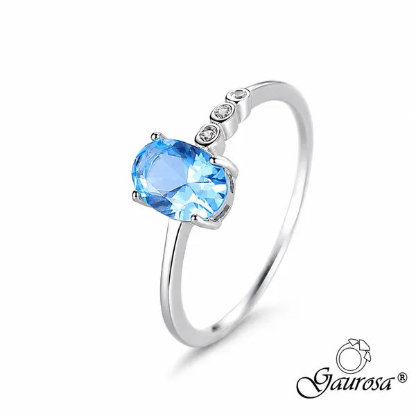 Anello Onda Azzurro