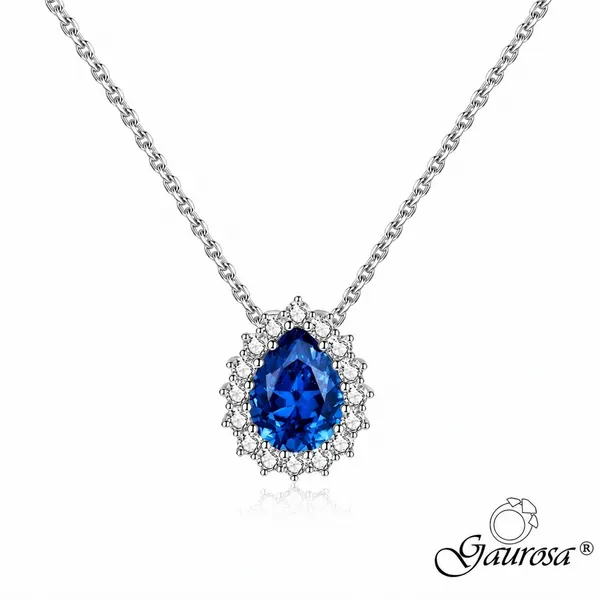 Collana Goccia Reale Zaffiro