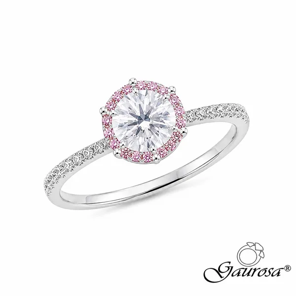 Anello Incipit Rosa e Bianco