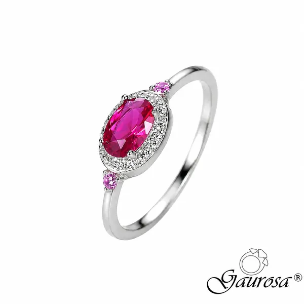 Anello Ninfea Rubino