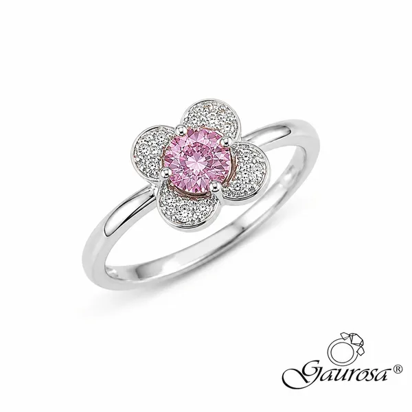 Anello Fiore Notturno Rosa