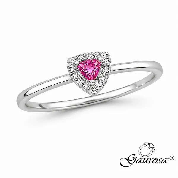 Anello Cuore di Rubino