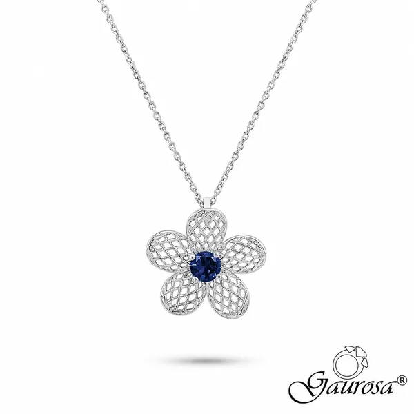 Collana BiancoSpino Blu in Argento 925 Rodiato