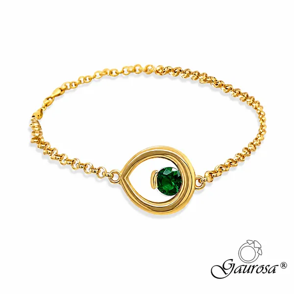 Bracciale Goccia Verde