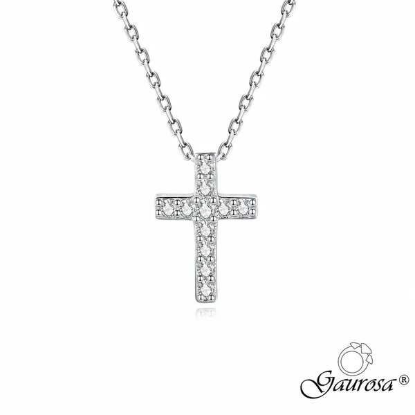 Collana Croce Zirconi