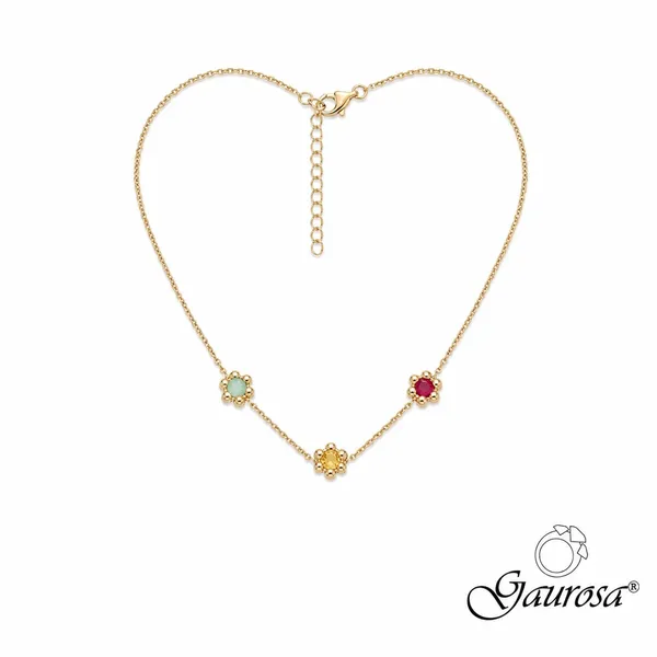 Collana Tris Di Fiori