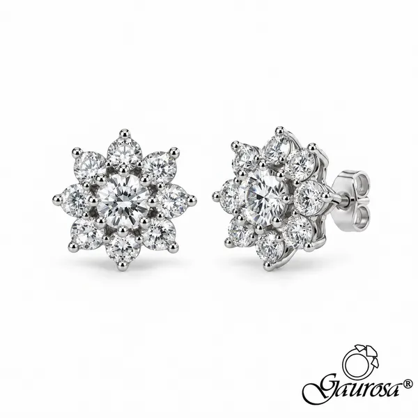 Orecchini Star Argento Rodiato 
