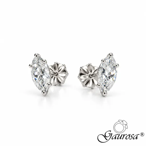 Orecchini Moissanite Marquise