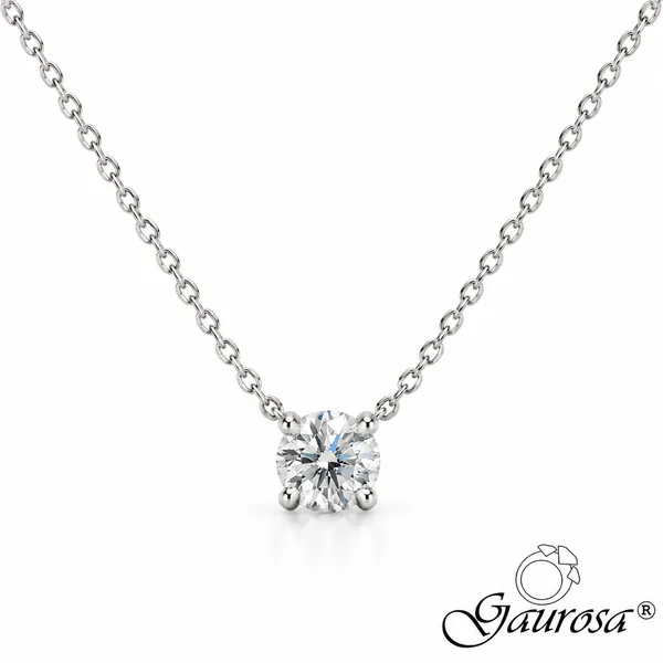 Collana Moissanite Punto Luce