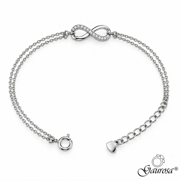 Bracciale Moissanite Infinito