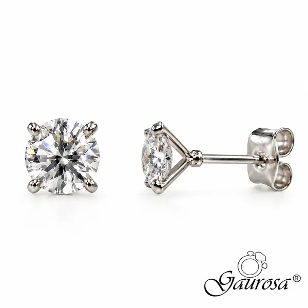 Orecchini Moissanite Punto Luce 0.50 ct