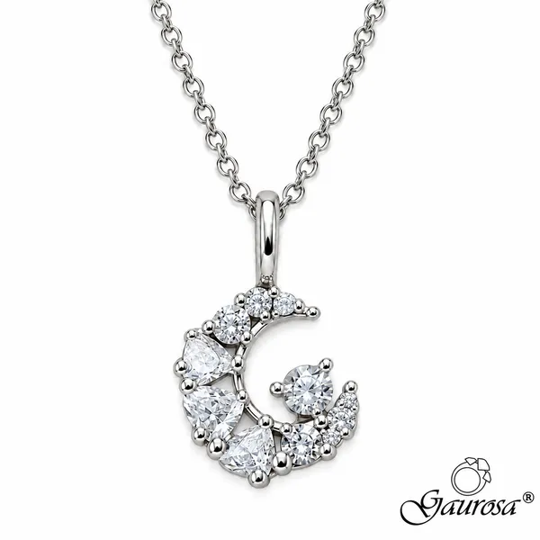 Collana Gaurosa Luna di Luce in Argento Rodiato 925